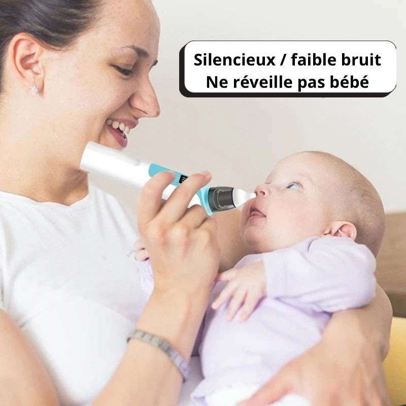 💨 Aspirateur Nasal Électrique pour Bébé – Nouveau Modèle 2025, Rechargeable et Efficace contre la Congestion Nasale