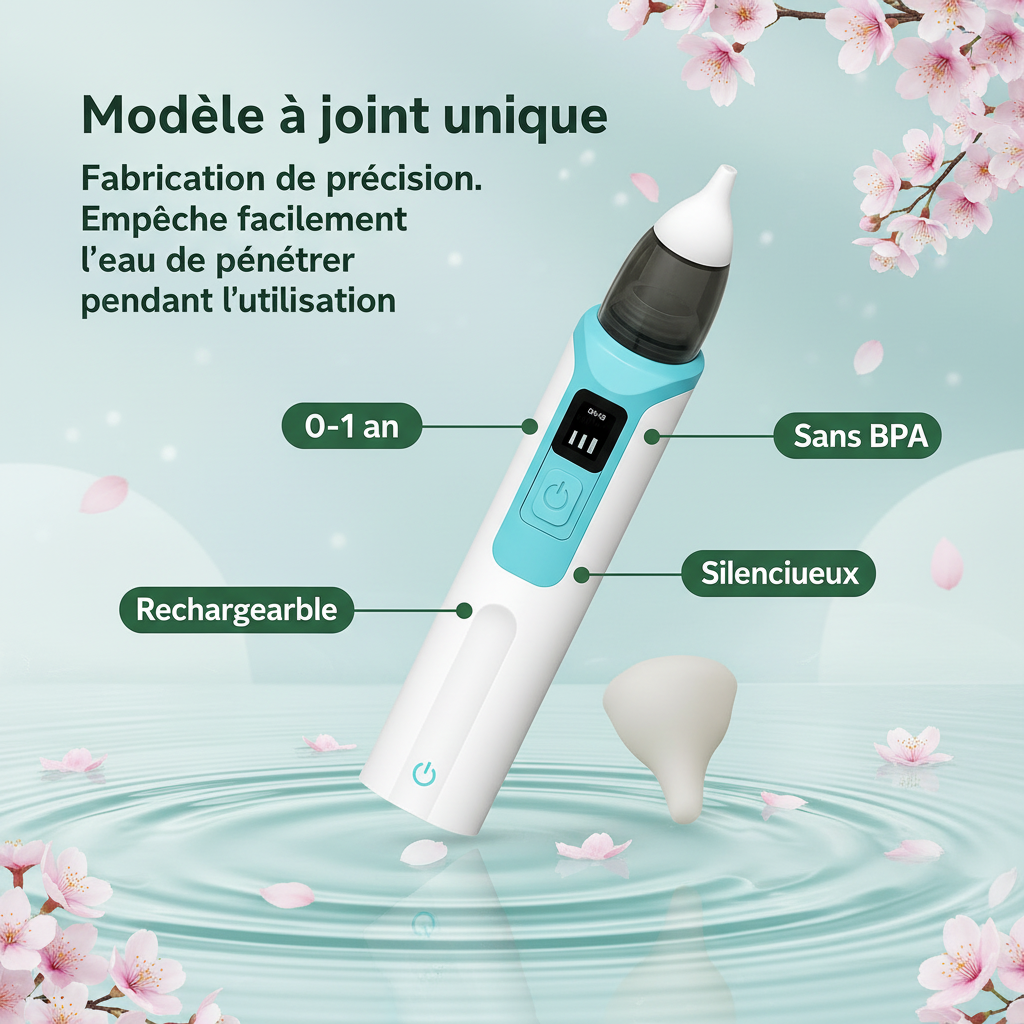 Aspirateur nasal infographie printemps